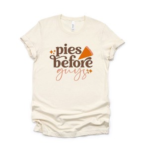 Simply Sage Market Women's Pies Before Guys Short Sleeve Graphic Tee - 1 of 4