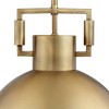 Nathan James (Set of 2) Leigh Brass Dome Shade Pendant Ceiling Lights Brass Metal - 3 of 4