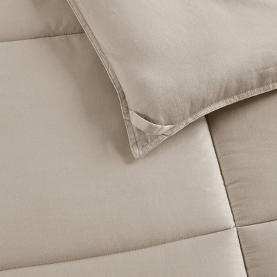 Madison Park 300 Thread Count Cotton Percale Luxury Down Alternative Comforter