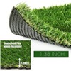 Petgrow Artificial Grass Rug 5 FT x15 FT, Realistic Indoor Outdoor Garden Lawn Landscape Patio Synthetic Turf Mat- Thick Fake Faux Grass - 2 of 4