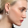 SOHI Women's California Gold The Loop Stud Earrings - 3 of 4