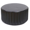 LuxenHome Black Cement Round Coffee Table - image 4 of 4