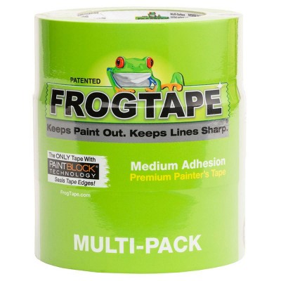 FrogTape 3pk 1.88"x60 yd Multi-Surface Painting Tape Green