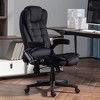 Okak 6 Point Vibrating Massage Computer Chair with Heat, Office Chair with Reclining Backrest and Padded Armrests for Office, Video Room - 2 of 4