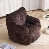 TUYOHW Soft Corduroy Bean Bag Chair,No Assembly Required with Memory Foam Fill,Plush & Cozy Lounger - 2 of 4