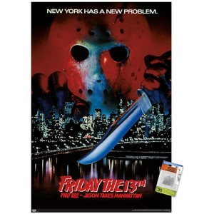 Trends International Friday The 13th Part VIII: Jason Takes Manhattan - One Sheet Unframed Wall Poster Prints - 1 of 4