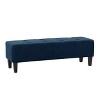 Rosewell Button Tufted Fabric Accent Bench - CorLiving - 4 of 4