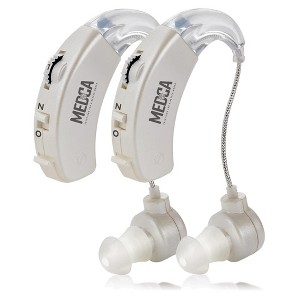 MEDca Behind the Ear Sound Amplifier, BTE Hearing Ear Amplification Device and Digital Sound Enhancer PSAD for the Hard of Hearing, Noise Reducing - 1 of 4