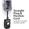 Fosmon 2x Outdoor Light Timer For Outlet Waterproof, [ETL Listed] Outdoor Light Timer Outlet, 24 Hour Plug in Mechanical Pool Pump Timer Weatherproof - 4 of 4