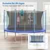 10FT 12FT 14FT 16FT Trampoline with Safety Enclosure & Ladder - Recreational Trampolines for Kids/Adults, ASTM Certified Outdoor Bounce - 2 of 4