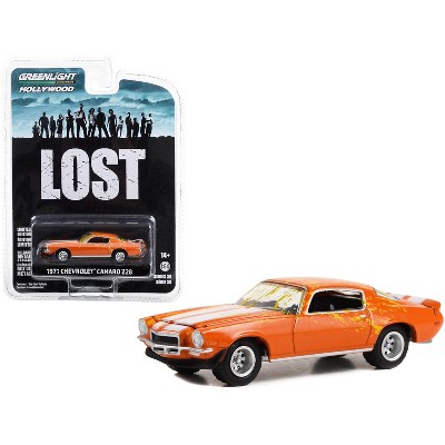 1971 Chevrolet Camaro Z/28 Orange With White Stripes (dirty Version) lost  (2004-2010) Tv 1/64 Diecast Model Car By Greenlight : Target