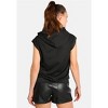 Solid Cap Sleeve Hoodie - 4 of 4