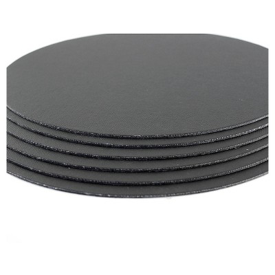 Fredrix Value Series Cut Edge Canvas Panels, Black, 12" Round - 6pk