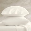 Harbor House 2Pcs 100% Premium Cotton Solid Pillowcases, 400TC Luxury Sateen Textile Smooth Touch Pillow Shams - 4 of 4