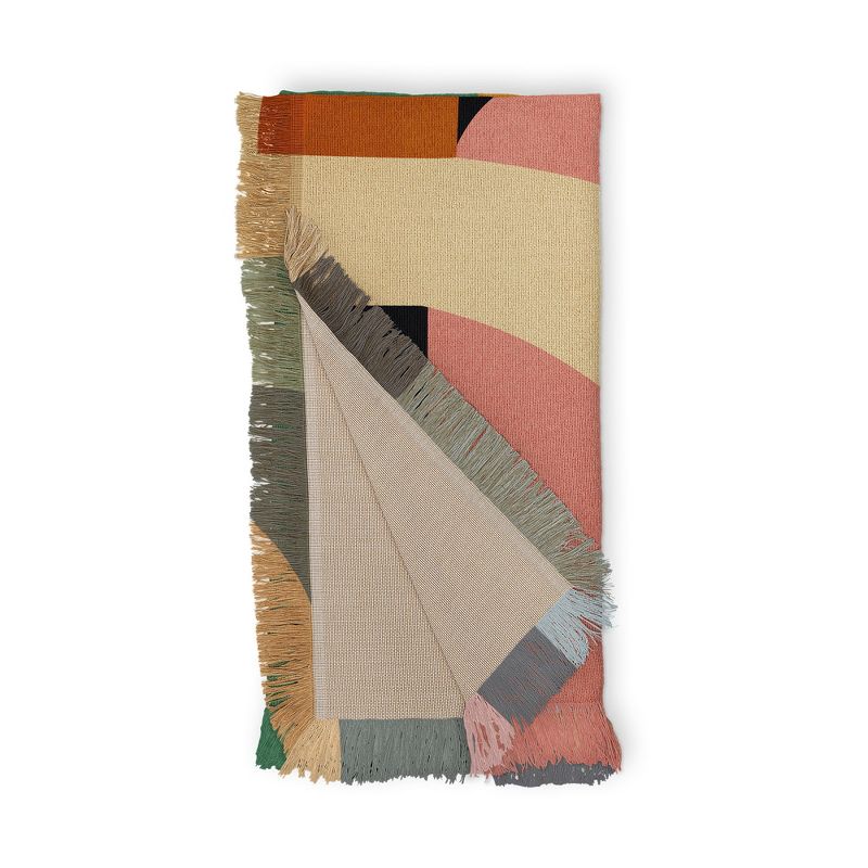 Nadja Minimal Modern Abstract 32 56"x46" Woven Throw Blanket - Deny Designs, 4 of 6
