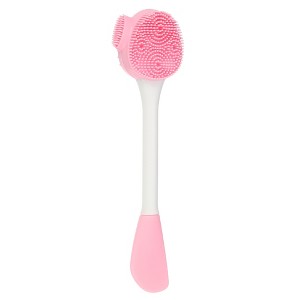Unique Bargains Silicone Multifunction Handheld Facial Cleansing Brush 6.3"x1.57" 1 Pc - 1 of 4