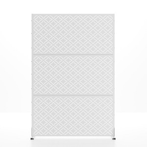 Dovelina Metal Outdoor Privacy Screen Freestanding Patio Decorative Screens - 1 of 4