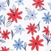 Carter's Just One You® Baby Girls' 4th of July Floral One Piece Rash Guard - Red/White/Blue - 4 of 4