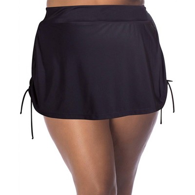 Women's Plus Size Adjustable Sides Swim Skirt - Always for Me