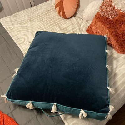 Oversized Corduroy Floor Pillow with Tassels - Opalhouse™ designed with  Jungalow™ in 2023