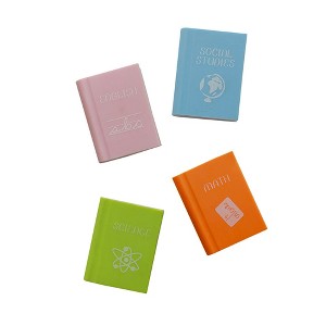 Daydream Society - Smarty Pants Book Erasers - Pack of 1 Eraser with 4 Color Options - 1 of 2