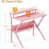 ODK Small Desk, 27.5 Inch Small Computer Desk for Small Spaces - 2 of 3