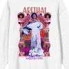 Aretha Franklin Queen Of Soul Poster Crew Neck Long Sleeve Men's White Sweatshirt - 2 of 3