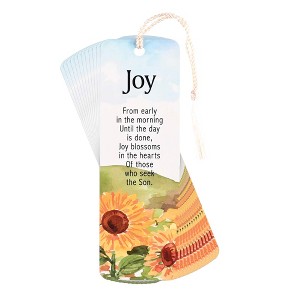 Dicksons Joy of Those Who Seek The Son, Multicolor 6 x 2 Inch Laminated Cardstock Tassel Bookmark; Pack of 12 - 1 of 2