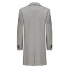 Men's Tailored Wool Blend Notch Collar Wool Blend Walker Car Coat Jacket - 2 of 3