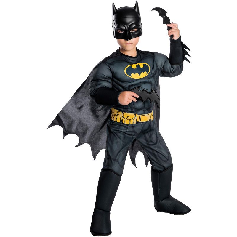 DC Comics DC Comics Deluxe Batman Child Costume, Medium, 1 of 2