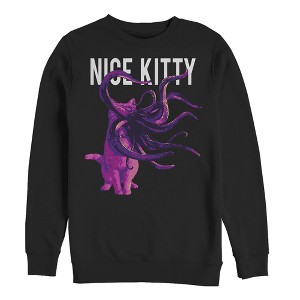 Men's Marvel Captain Marvel Goose Nice Kitty Sweatshirt - 1 of 3