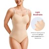 NEBILITY Shapewear Bodysuit for Women Tummy Control Body Shaper Seamless Sculpting Snatched Waist Trainer Body Suit - 2 of 4