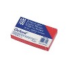 Oxford Ruled Index Cards 3 x 5 Cherry 100/Pack 7321CHE - 2 of 2