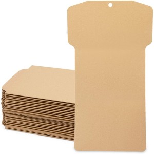Bright Creations Adult Cardboard Shirt Form, Arts and Crafts Supplies, T Shirt Printing Painting, Screen Printing (17 x 30 In, 24 Pack) Brown - 1 of 4