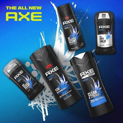Axe Phoenix Clean + Cool Crushed Mint & Rosemary Scent Body Wash Soap - 2pk/16 fl oz: Paraben-Free, Aluminum-Free Liquid for Normal Skin