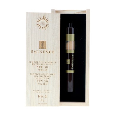 Eminence Sun Defense Minerals SPF30 Powder, #02 Cherries & Berries, 0.28 oz
