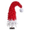 9ft. Holiday Red Santa Hat Christmas Tree with 600 LED Lights & 1992 Branches – Festive Seasonal X-Mas Showpiece - 3 of 4