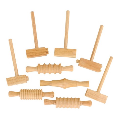 Dixon Kraft Clay Or Dough Decorative Designs Hammers & Rollers - 9 Piece  Set : Target