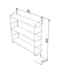 FONTOI 3 Tier Floating Storage Shelves Wall Mounted, Hanging Shelf for Books and Collectibles, Oak, 24"*27"*6" - 3 of 4