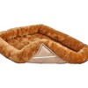 Bellura Pet - Comfortable Cinnamon Bolster Animal Bedding - Blue - 4 of 4