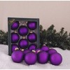 Christmas By Krebs - 67mm / 2.625" Designer Glass Baubles [8 Pieces] - 3 of 4