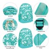 Reinforced and Water Resistant Padded Laptop School Backpack and Insulated Soft Cooler Lunch Bag Set, Floral - 2 of 3