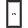 PosterPalooza | Panoramic Embellished Black Picture Frame - UV Acrylic, Foam Board Backing, Hanging Hardware - 2 of 4