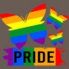 Adult Design By Humans Rainbow Butterflies Rainbow Pride By dnlribeiro88 Racerback Tank Top - 2 of 2