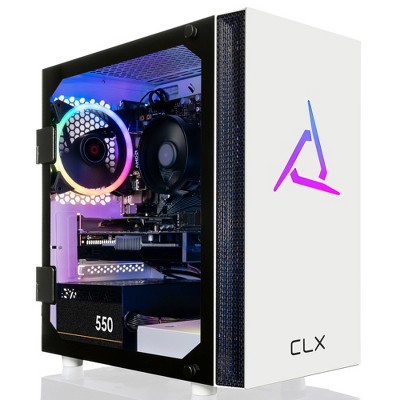CLX SET Gaming PC TGMSETRXM2504WM - AMD Ryzen 5 5600 3.5GHz 6-Core, 16GB DDR4, Radeon RX 6400 4GB, 1TB NVMe M.2 SSD, WiFi, Win 11