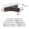 Amerock Merced Knob for Cabinets, Drawers, and Furniture - 4 of 4