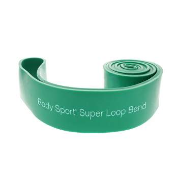 BodySport Super Loop Tube, Stretching Tool for Training  & Rehabilitation, Light Weight Resistance Band, Light Blue