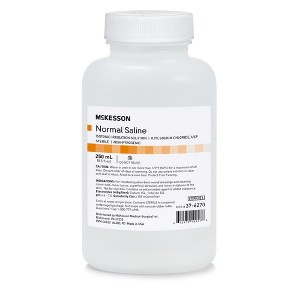 McKesson Irrigation Solution - OTC 250 mL Not for Injection Sterile Bottle, Screw Top 1 Each 37-6270 - 1 of 1