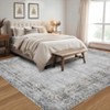 Vintage Washable Large Area Rug for Bedroom Living Room, Bordered Non Slip Floor Carpet for Dining Room, Retro Accent Throw Mat - 4 of 4