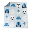 Star Wars The Blue Side 50x60 Feather Knit Throw - image 3 of 4